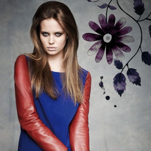 3.1 Phillip Lim Tops - Phillip Lim 3.1 Silk Lamb Leather Long Sleeve Blouse Size 6 Runway Collection